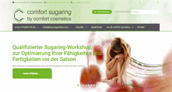 Desktop Screenshot of comfort-sugaring.de