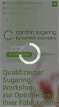Mobile Screenshot of comfort-sugaring.de